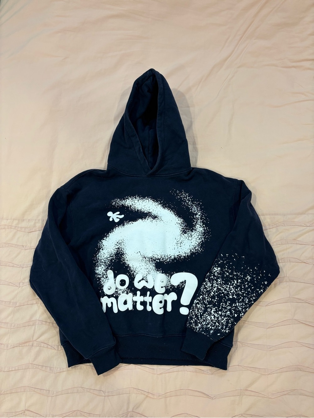 Navy Cotton Pullover Hoodie - Made in MTL